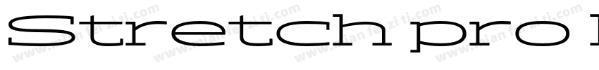 Stretch pro light字体转换
